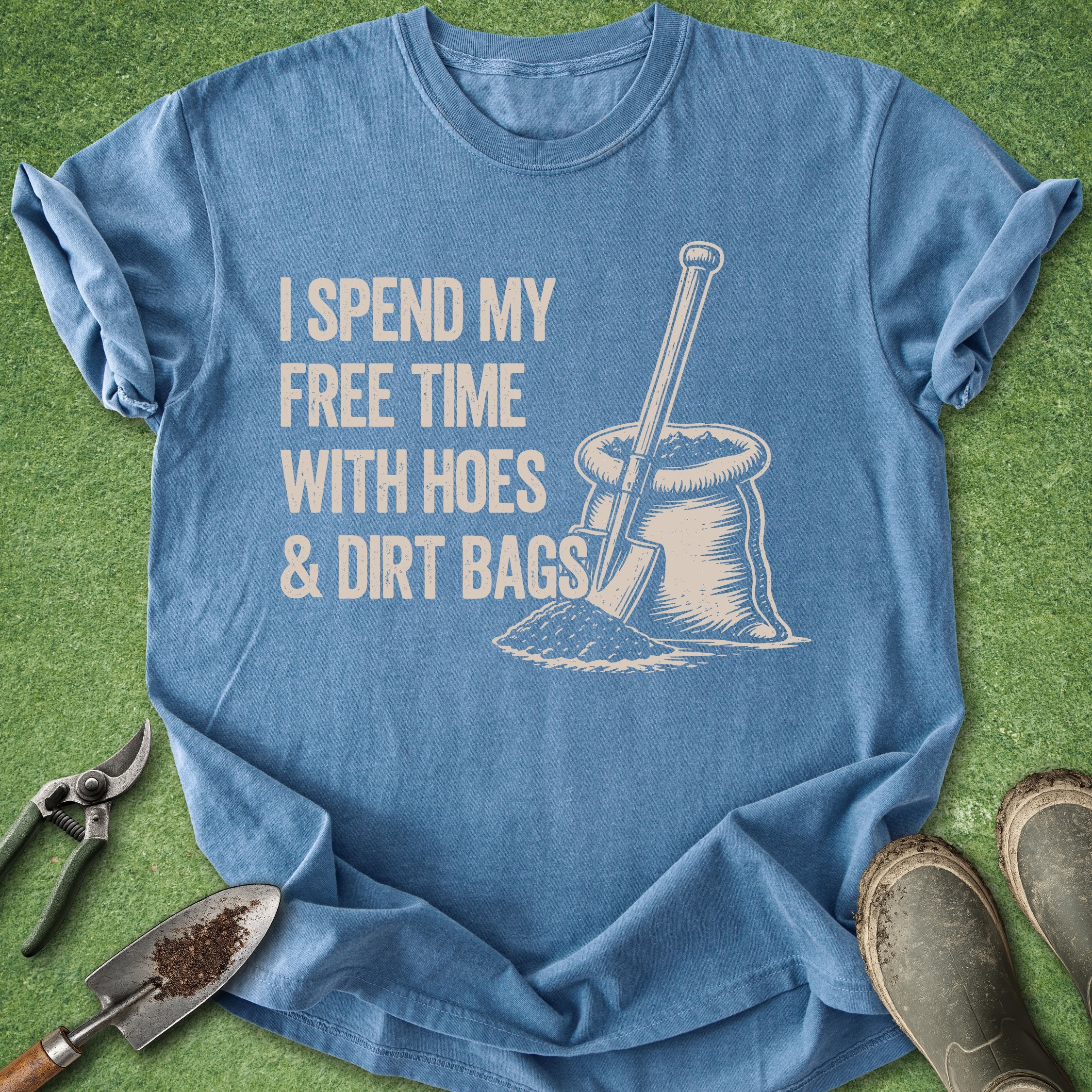 funny gardening shirt hoes and dirt bags quote gardener humor t shirt sarcastic plant lover gift