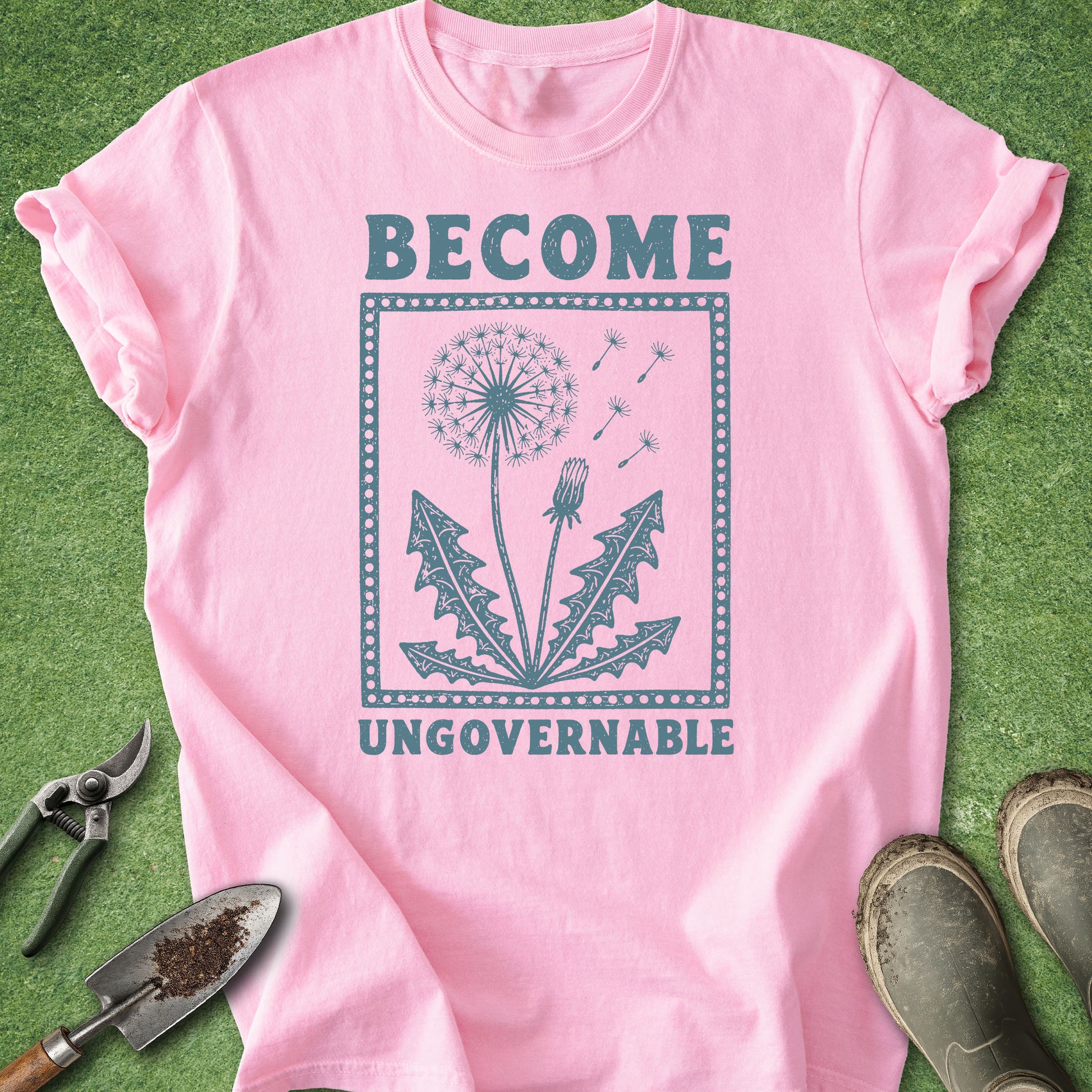 nature inspired rebellious statement t-shirt