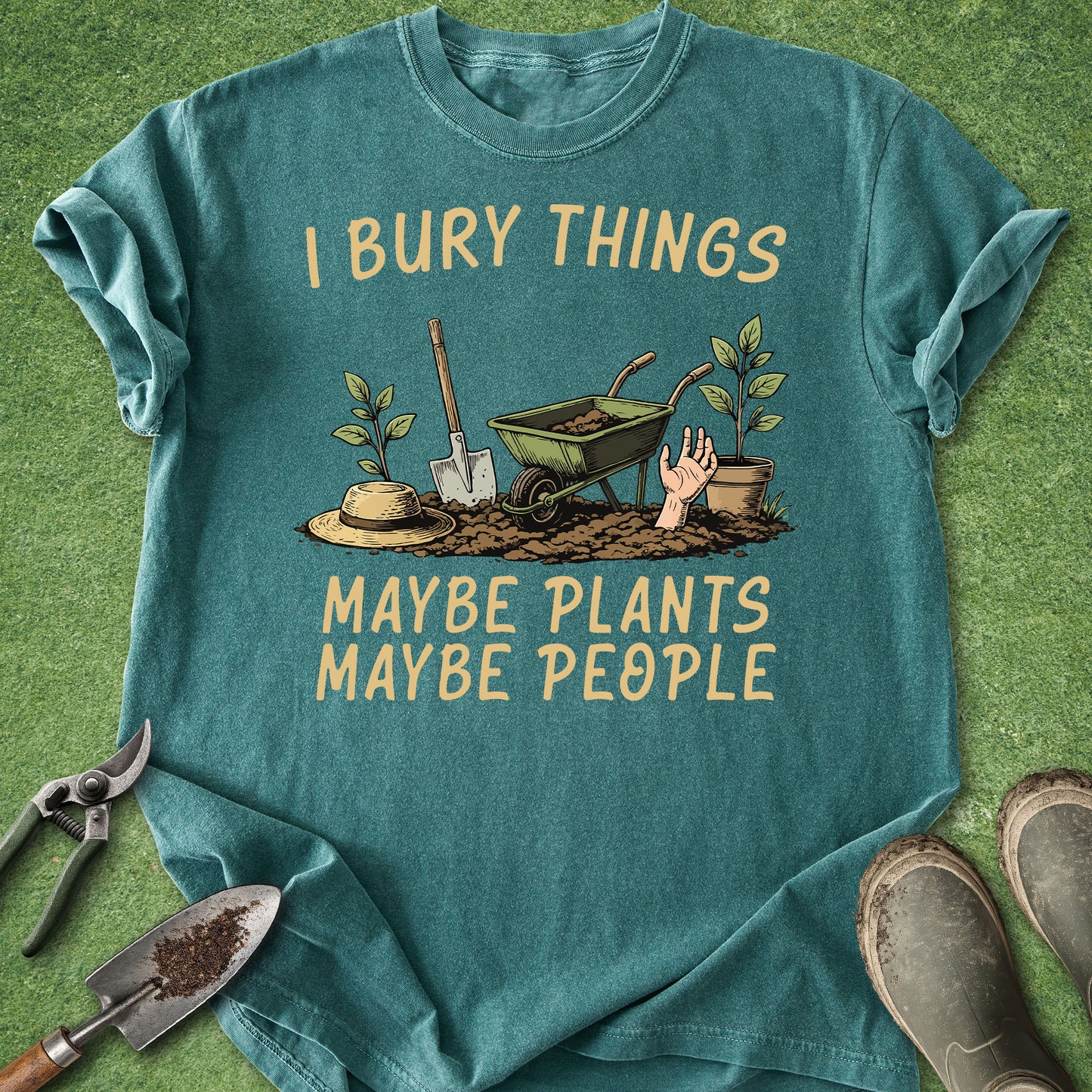 funny plant lover t-shirt with sarcastic quote