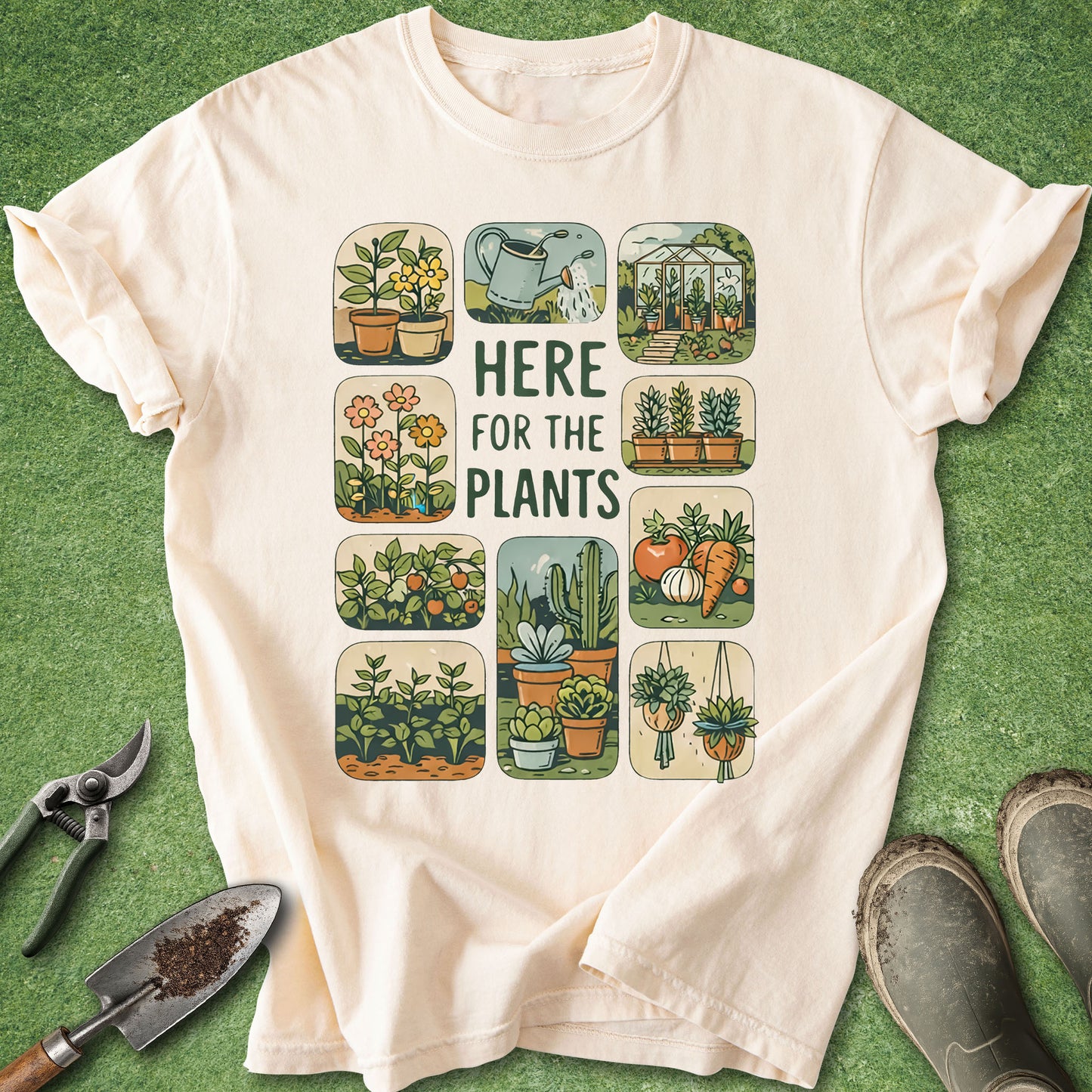 here for the plants shirt plant lover aesthetic botanical gardening t shirt houseplant lover tee