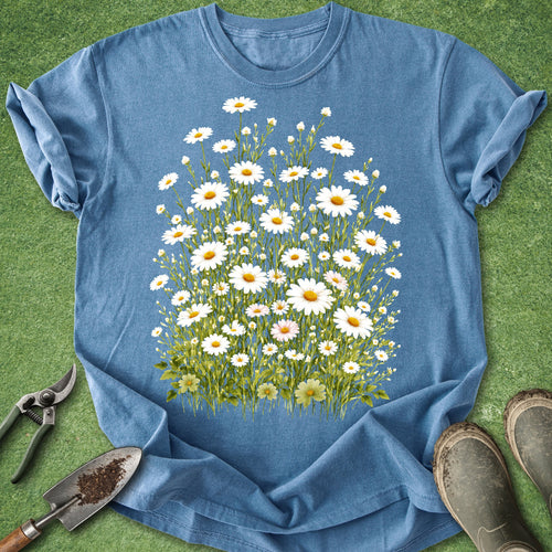 daisy flower shirt wildflower botanical floral t shirt cottagecore nature lover aesthetic garden shirt