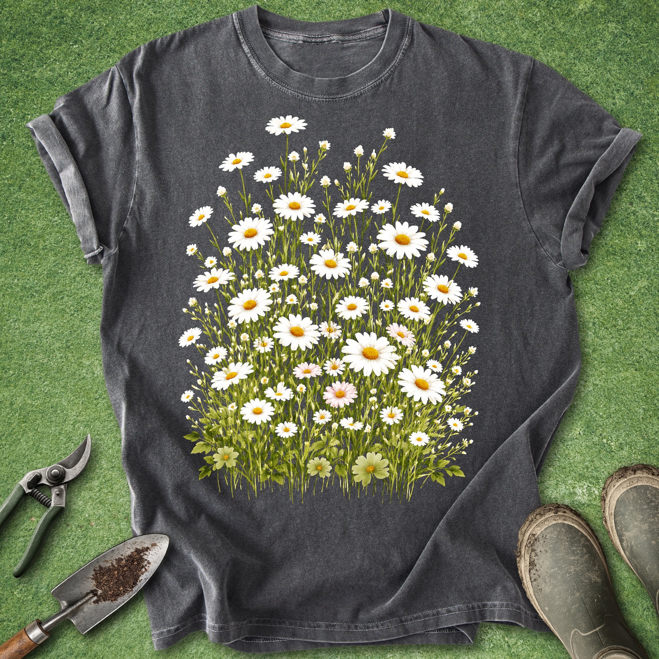 daisy flower shirt wildflower botanical floral t shirt cottagecore nature lover aesthetic garden shirt