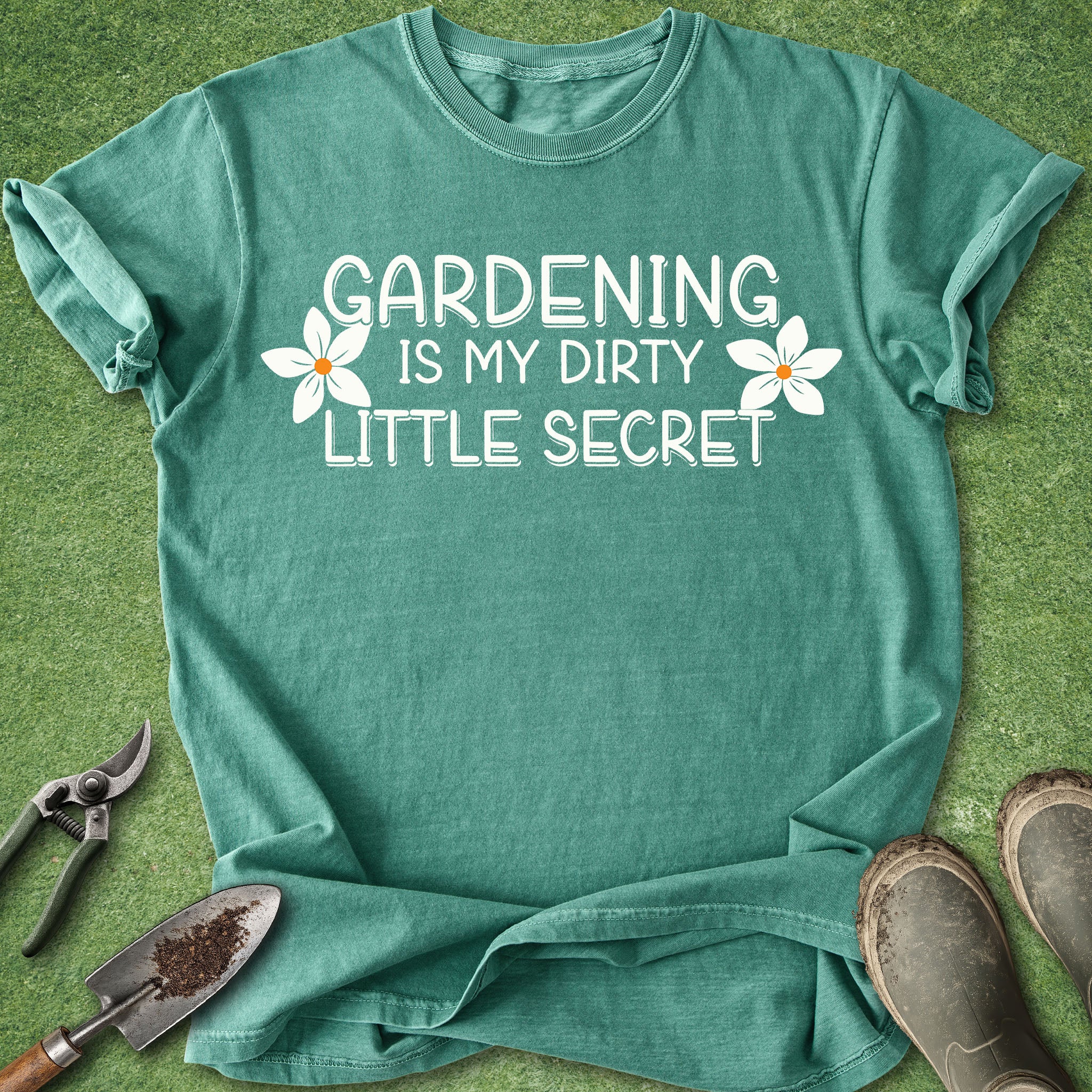 cute gardening shirt gardening is my dirty little secret floral plant lover gift t shirt
