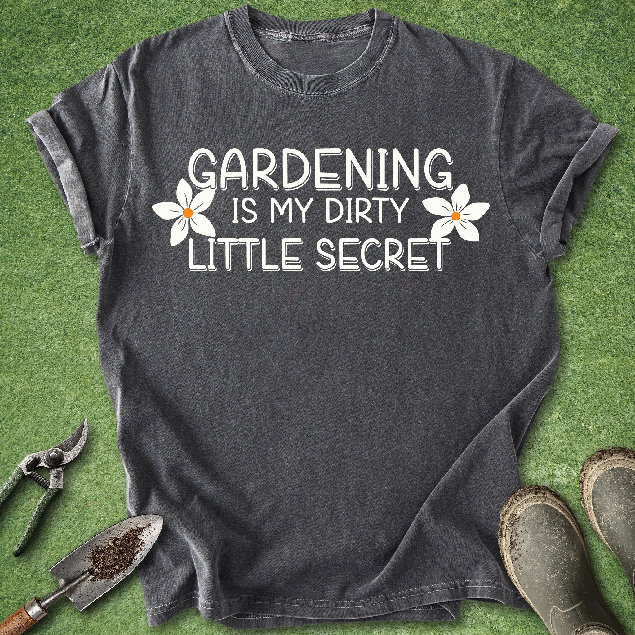 cute gardening shirt gardening is my dirty little secret floral plant lover gift t shirt